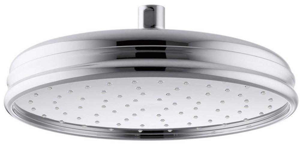 KOHLER Polished Chrome Single Rain Showerhead 