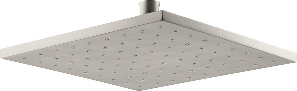 KOHLER Vibrant&reg; Brushed Nickel Single Rain Showerhead 