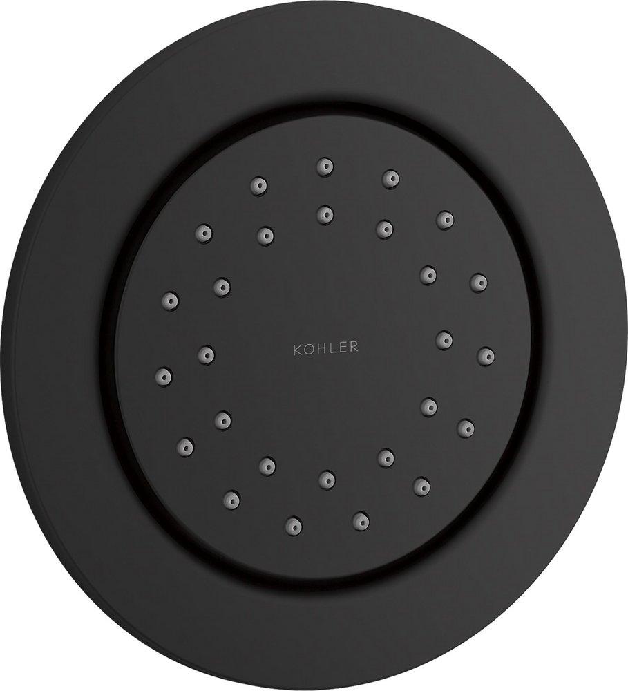 KOHLER Matte Black 1 gpm NPT Wall and Ceiling Mount 27-Nozzle Body Spray 