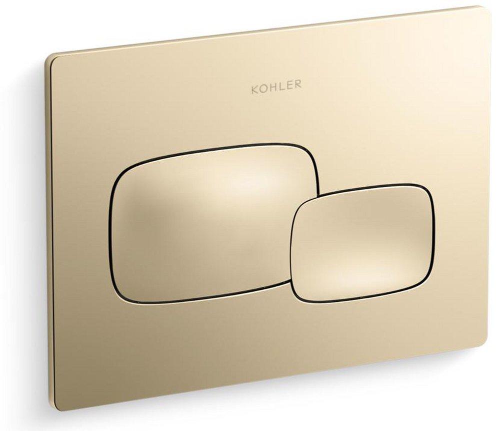KOHLER Vibrant&reg; French Gold 8-7/8 x 6-5/16 in. Plastic Flush Actuator Plate 