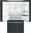 Cafe™ Matte Black 35-3/4 in. 18.67 cu. ft. French Door Refrigerator 