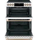 Cafe™ Matte White 29-7/8 in. Electric 5-Burner Radiant Smoothtop Slide-in Range 