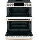 GE Caf&eacute; Matte White 29-7/8 in. Electric 5-Burner Induction Slide-in Range 