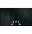 5 Burner Smoothtop Cooktop in Black/Brushed Stainless