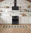 GE Caf&eacute; Black Slate 29-7/8 in. Gas 6-Burner Sealed Slide-in Range 