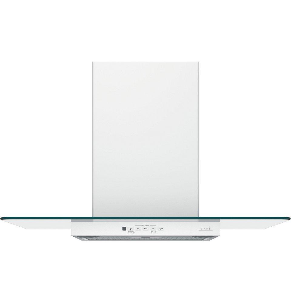 Cafe&trade; Matte White 30 in. Convertible Range Hood 