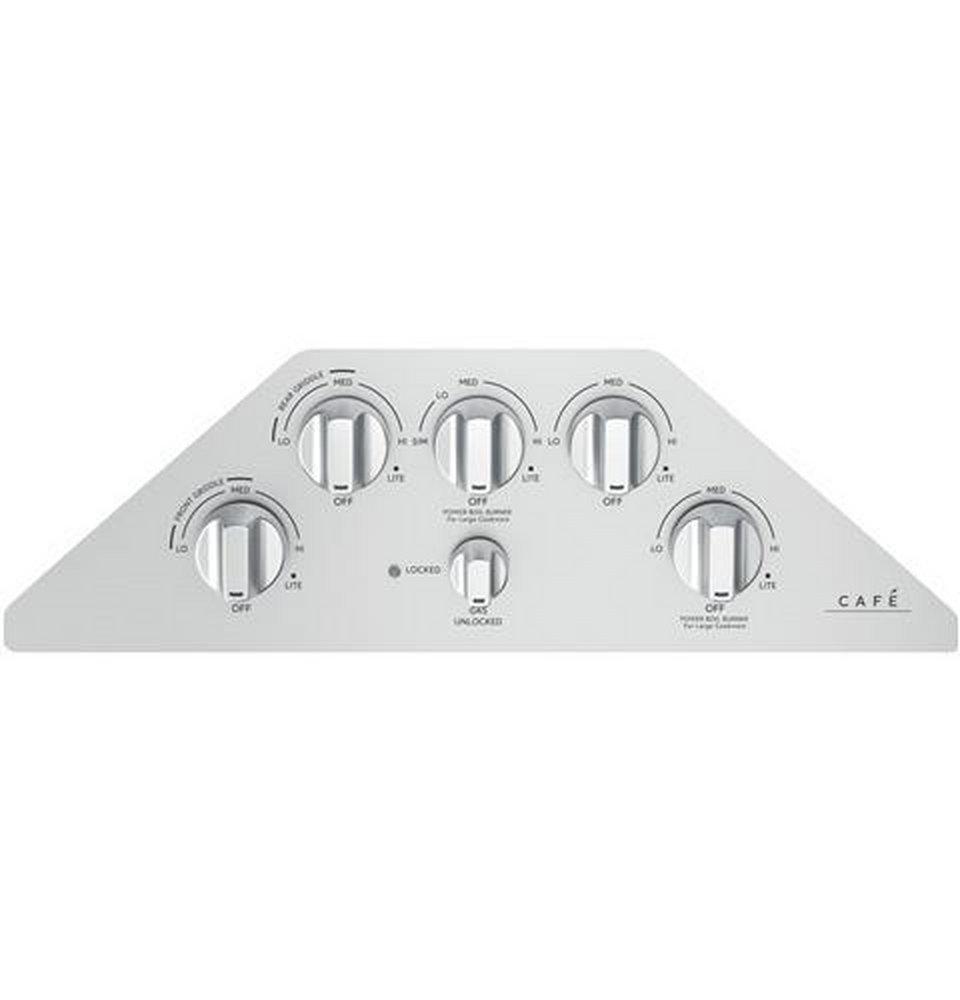 Cafe&trade; Stainless Steel/Brushed Stainless 5 Burner Sealed Cooktop 