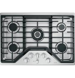 5 Burner Sealed Cooktop in Stainless Steel/Brushed Stainless