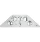 Cafe&trade; Stainless Steel/Brushed Stainless 5 Burner Sealed Cooktop 