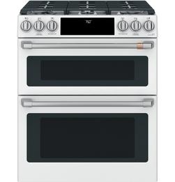 29-7/8 in. Gas 6-Burner Sealed Slide-in Range in Matte White