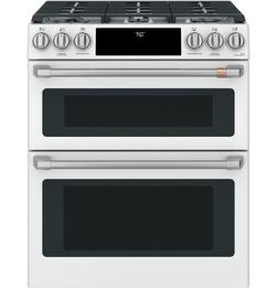 29-7/8 in. Gas 6-Burner Sealed Slide-in Range in Matte White