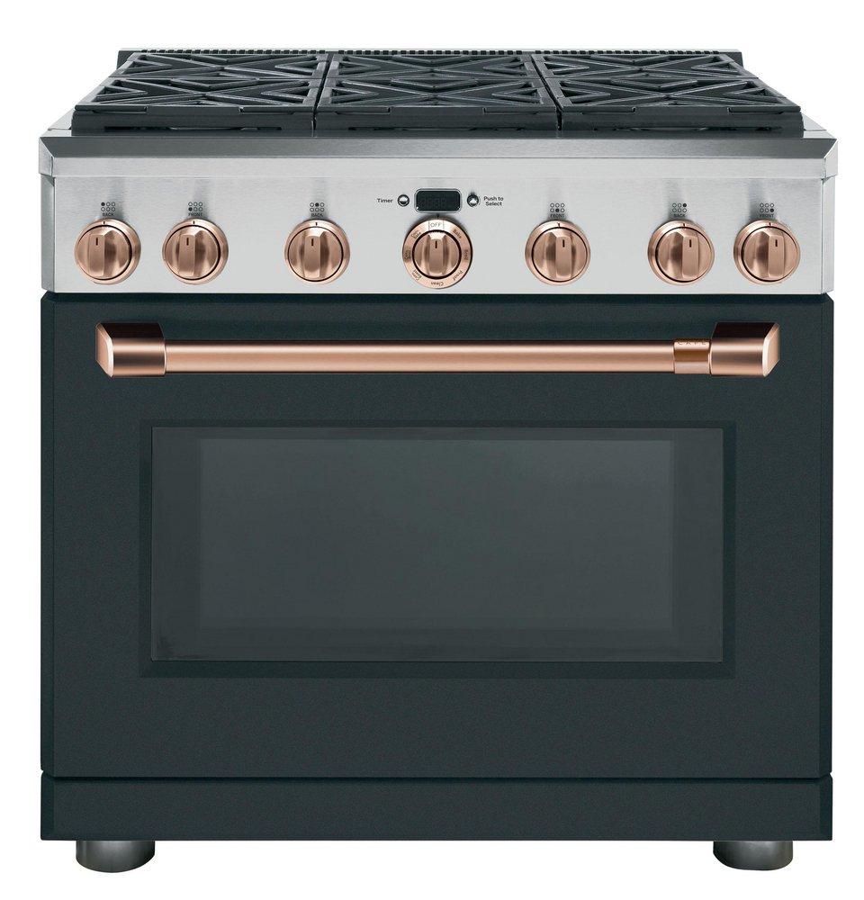 GE Caf&eacute; Brushed Copper Handle and Knob Set 