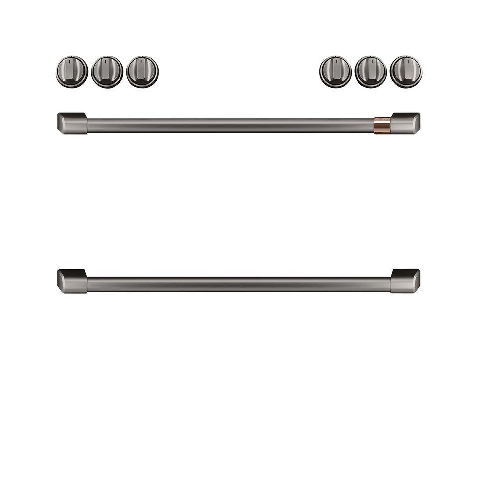 Cafe&trade; Brushed Black Knob and Handle 