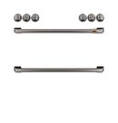 Cafe&trade; Brushed Black Knob and Handle 