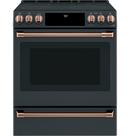 GE Caf&eacute; Brushed Copper Front Control Electric Knob and Handle 