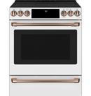 GE Caf&eacute; Brushed Copper Front Control Electric Knob and Handle 