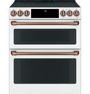 GE Caf&eacute; Brushed Copper Front Control Electric Knob and Handle 