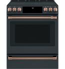 GE&reg; Brushed Copper Front Control Electric Knob and Handle 