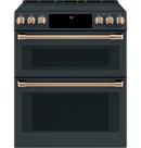 GE Café Brushed Bronze Front Control Electric Knob and Handle 