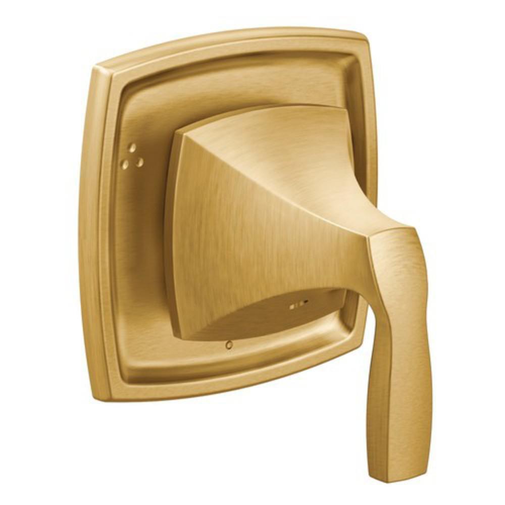 Moen Brushed Gold Single Handle Bathtub & Shower Faucet (Trim Only) 