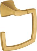 Creative Specialties International Brushed Gold Rectangular Open Towel Ring 