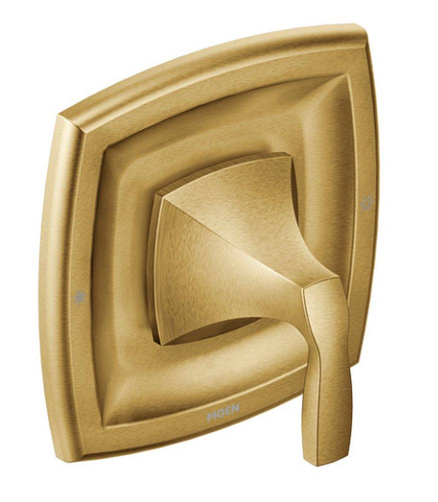Moen Brushed Gold Single Handle Single Function Bathtub & Shower Faucet (Trim Only) 