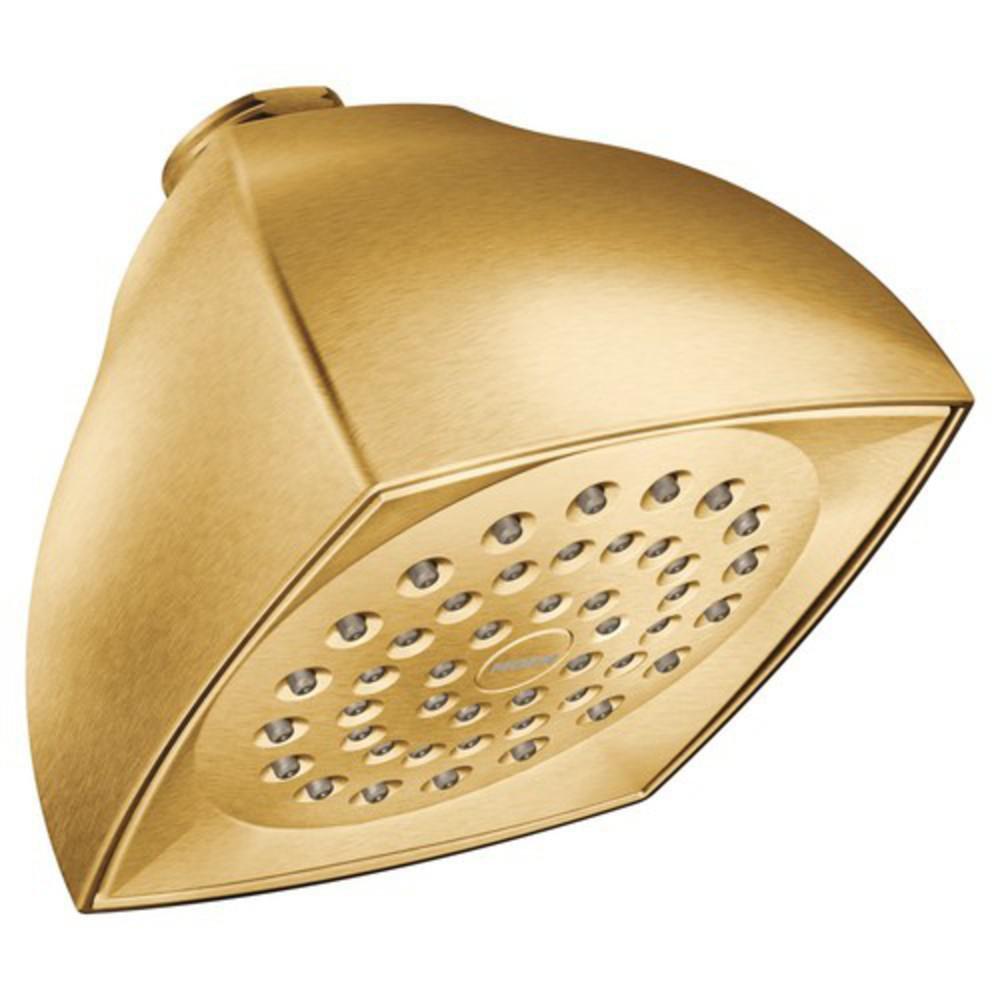 Moen Brushed Gold Single Function Full Showerhead 