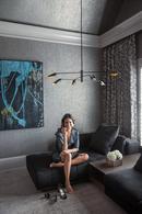 Fredrick Ramond Black 50 x 11 in. 6W 3-Tier 6-Light LED Chandelier 