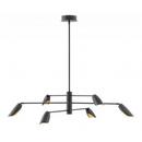 Fredrick Ramond Black 50 x 11 in. 6W 3-Tier 6-Light LED Chandelier 
