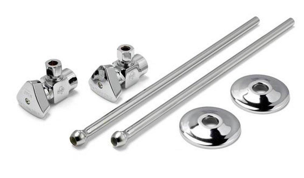 McGuire Manufacturing Chrome Sink 1/2 x 2-3/8 in. Supply Kit 