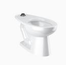 Sloan White 1.1/1.6 gpf Elongated Floor Mount Two Piece Toilet 