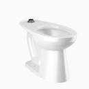 Sloan White 1.1/1.6 gpf Elongated Floor Mount Two Piece Toilet 