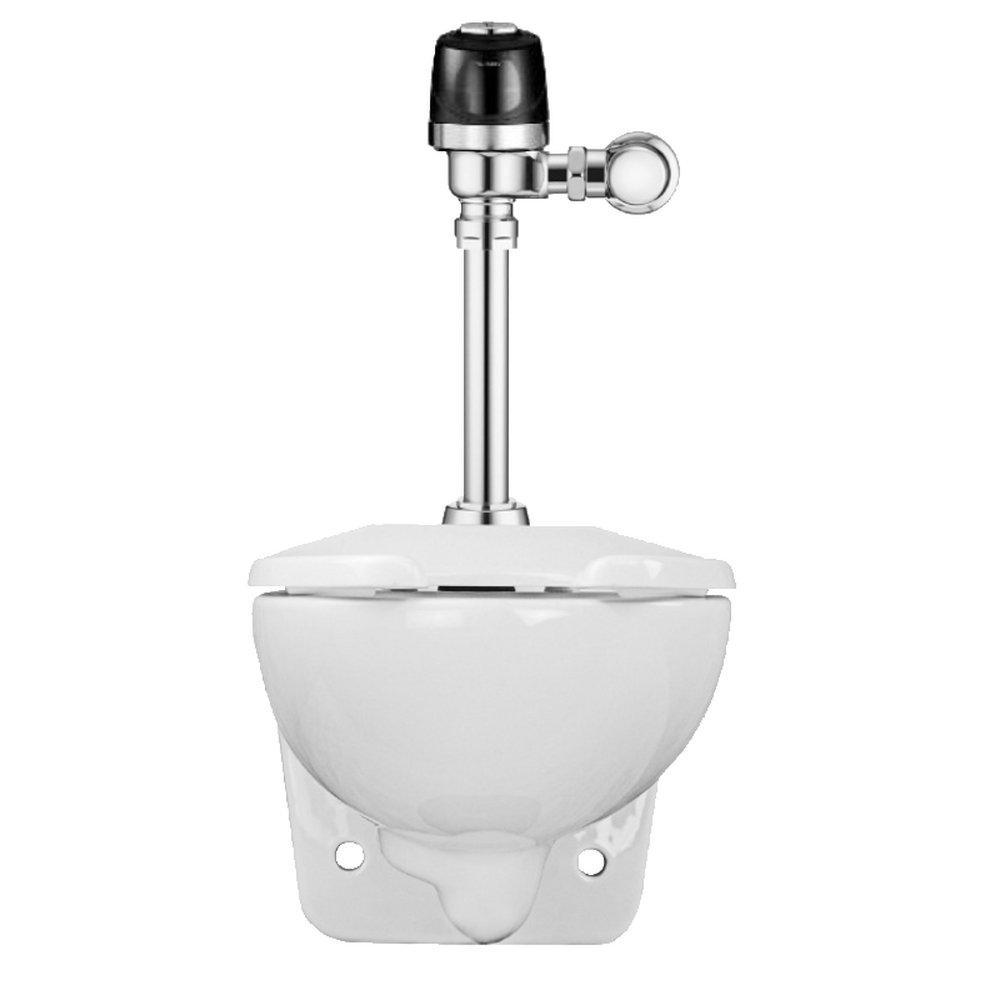 Sloan Valve White 1.6 gpf Elongated Wall Mount Two Piece Toilet 
