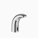 0.35 gpm Plug In Sensor Bathroom Sink Faucet with 4 in. Trim Plate & Back Check Tee in Polished Chrome