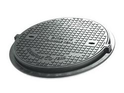 23-1/2 in. Cast Iron Storm Manhole Ring and Cover - City of Houston