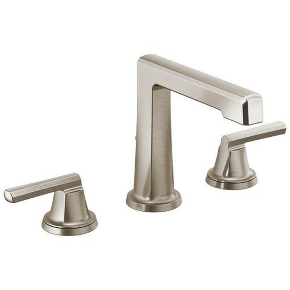 Brizo Luxe Nickel Widespread Bathroom Sink Faucet (Handles Sold Separately) 