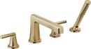 Roman Tub Faucet with Handshower in Luxe Gold (Trim Only)
