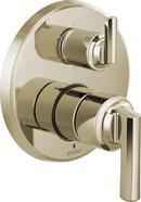 Brizo Polished Nickel Two Handle Bathtub & Shower Faucet (Trim Only) 
