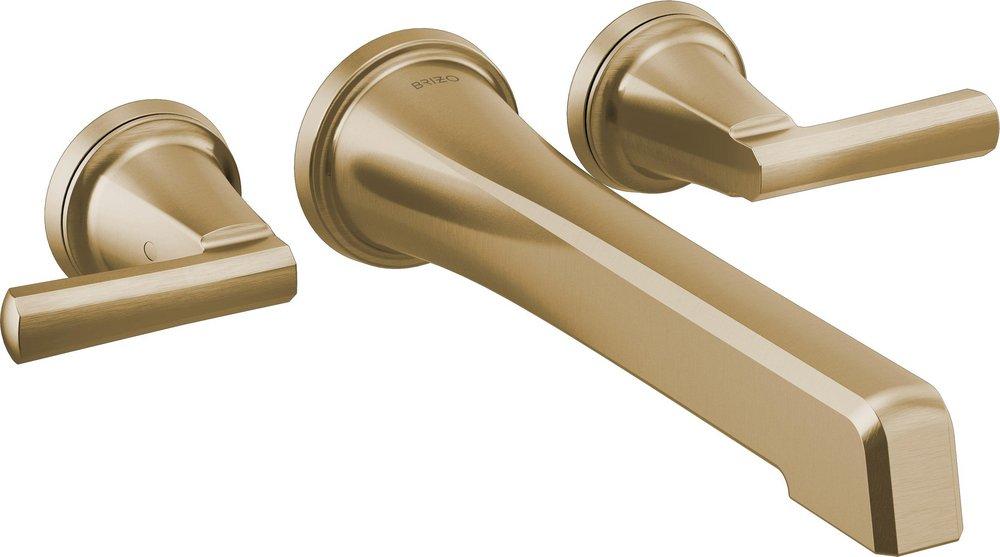 Brizo Luxe Gold Two Handle Wall Mount Filler (Trim Only) 