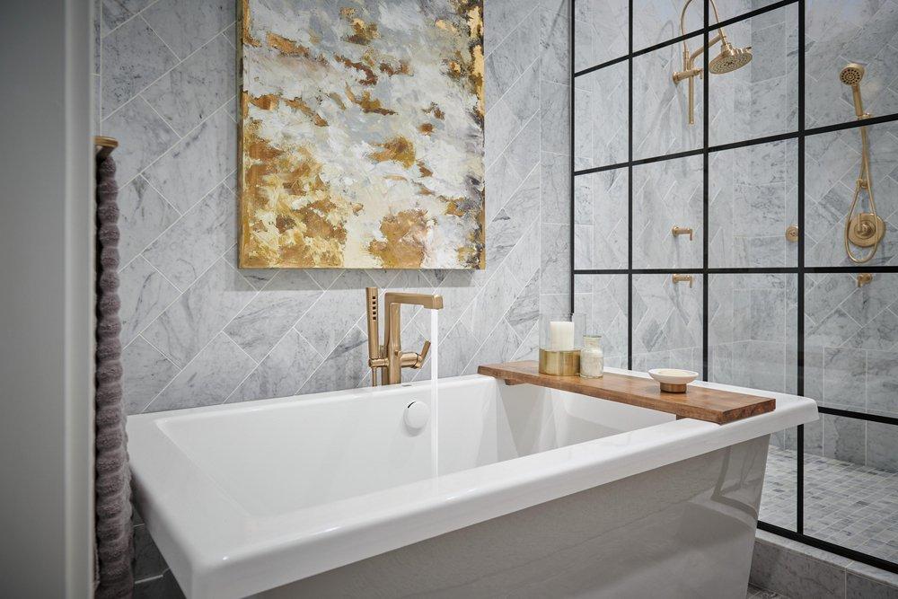 Brizo Luxe Gold Single Handle Bathtub & Shower Faucet (Trim Only) 