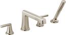 Roman Tub Faucet with Handshower in Luxe Nickel