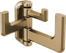 3-Hook Robe Hook in Luxe Gold