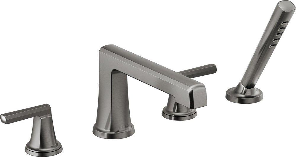Brizo Luxe Steel Roman Tub Faucet (Trim Only) 