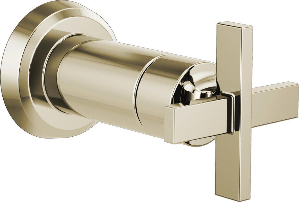 Brizo Polished Nickel Single Handle Bathtub & Shower Faucet (Trim Only) 