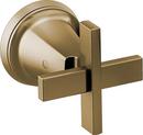Tub Filler Wall Mount Cross Handle Kit in Luxe Gold