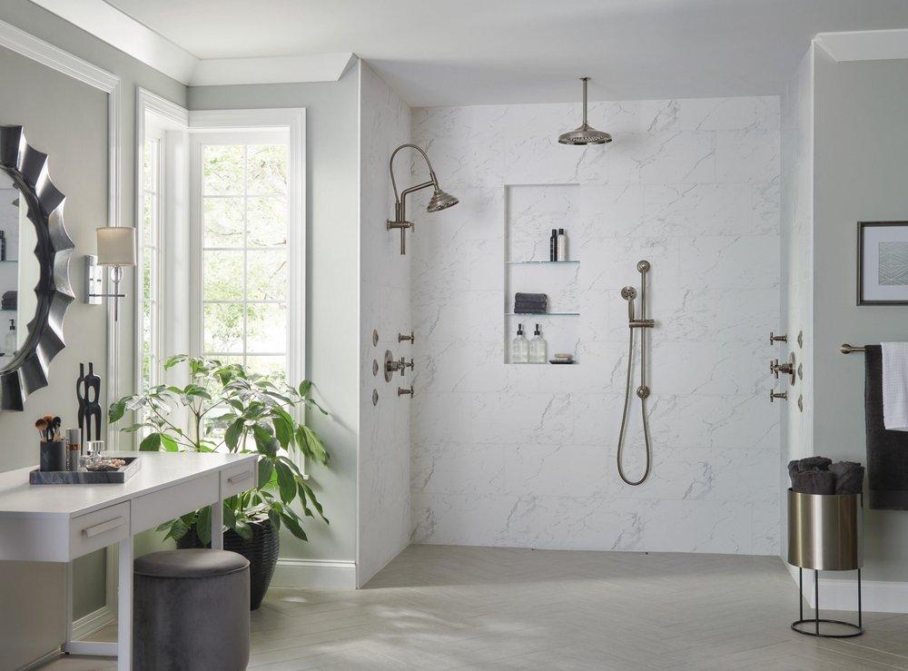 Brizo Luxe Steel BRIZO LEVOIR: HYDRACHOICE TOUCH-CLEAN SPRAY HEAD 