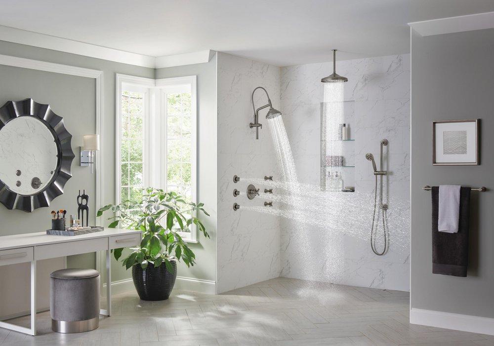 Brizo Luxe Steel BRIZO LEVOIR: HYDRACHOICE TOUCH-CLEAN SPRAY HEAD 