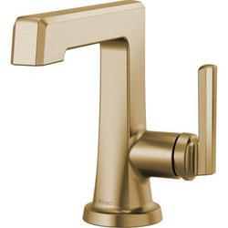 Single Handle Monoblock Bathroom Sink Faucet in Brilliance&reg; Luxe Gold&reg;