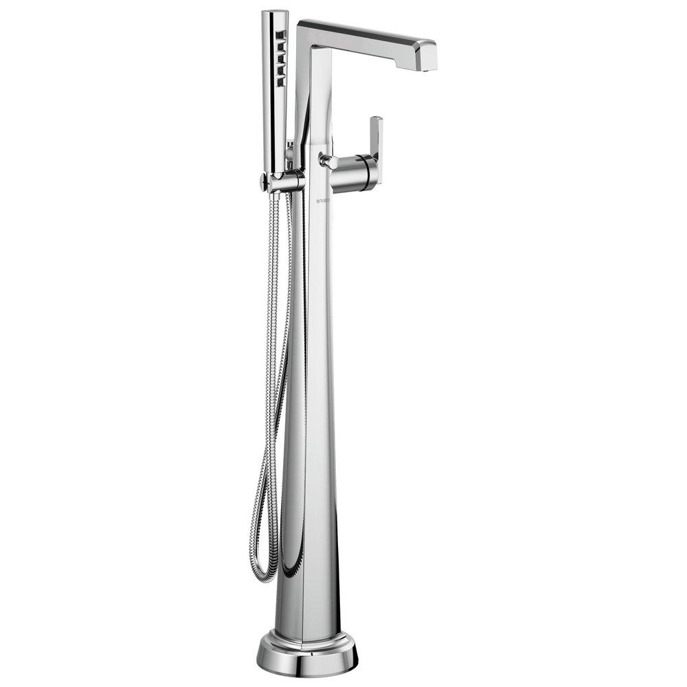 Brizo Chrome Single Lever Handle Tub Filler Trim Only 