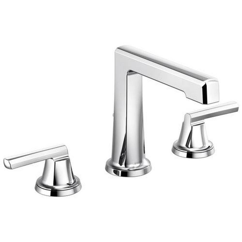 Brizo Chrome Widespread Bathroom Sink Faucet (Handles Sold Separately) 